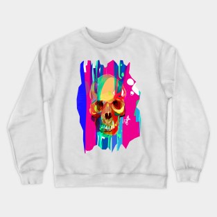 Crazy Skull Crewneck Sweatshirt